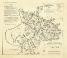 M. Peseux - Civil War Battlefields in Front of Nashville, 1866