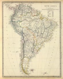 Society for the Diffusion of Useful Knowledge - South America, 1842