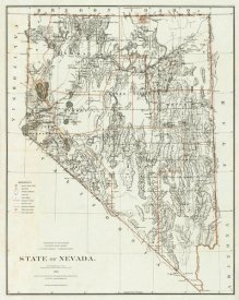 U.S. General Land Office - State of Nevada, 1879
