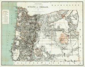 U.S. General Land Office - State of Oregon, 1879