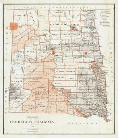 U.S. General Land Office - Territory of Dakota, 1879