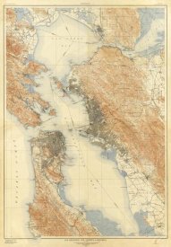 U.S. Geological Survey - San Francisco and Vicinity, California, 1915