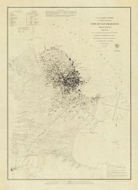 United States Coast Survey - San Francisco and Vicinity, 1853