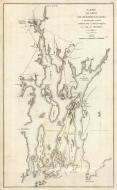 John Marshall - Position des Armees Americaine et Britannique, au Siege de Newport, et a l'affaire de 29 Aout 1778