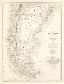 V. Martin de Moussy - Patagonie, Terre de Feu, Malouines, 1873