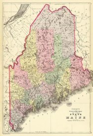 Samuel Augustus Mitchell - State of Maine, 1890