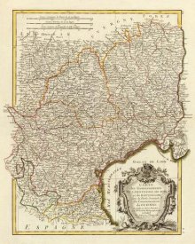 Rigobert Bonne - Languedoc, Foix, Roussillon, Guienne, 1787