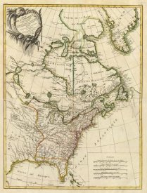Rigobert Bonne - Composite: L'Amerique Septentrionale, 1783
