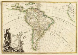 Jean Janvier - L'Amerique Meridionale, 1782