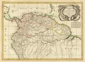 Rigobert Bonne - Terre Ferme, Guyane, Amazones, 1785