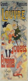 Jules Cheret - Grands Magasins du Louvre/Jouets, Etrennes 1891