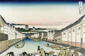 Hokusai - Nihonbashi Bridge in Edo, 1830