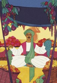 Frank McIntosh - Afghanistan - The Bazaar Fruit-Seller, 1925