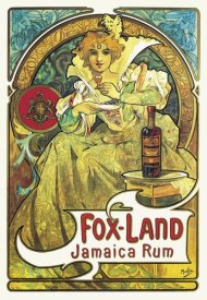 Alphonse Mucha - Fox-Land Jamaica Rum, 1897