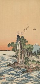 Buncho Tani - View of Shichirigahama, 1880