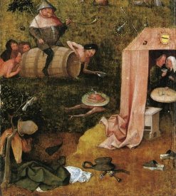 Hieronymus Bosch - Allegory Of Gluttony And Lust