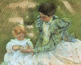 Mary Cassatt - Mother Playing With Her Child 1897