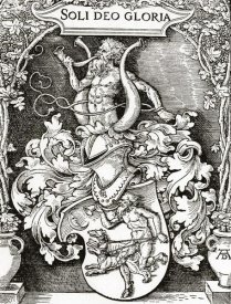 Albrecht Durer - Coat Of Arms Of Johann Tscherte
