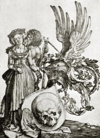 Albrecht Durer - Crest With A Deaths Head