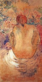 Paul Gauguin - Crouching Marquesain Woman Seen From The Back