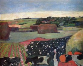 Paul Gauguin - Haystacks In Brittany