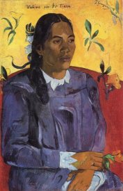 Paul Gauguin - Woman With A Flower