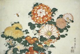 Hokusai - Chrysanthemum And Bee