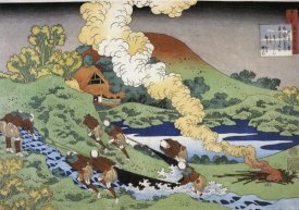 Hokusai - Fishermen Hauling A Net