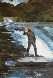 Winslow Homer - Fishing The Falls
