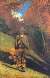 Winslow Homer - Gathering Autumn Leaves