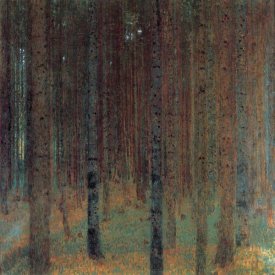 Gustav Klimt - Pine Forest II 1901