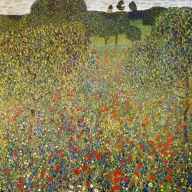Gustav Klimt - Poppy Field 1907