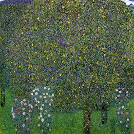 Gustav Klimt - Roses Under Trees 1904