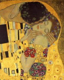 Gustav Klimt - The Kiss (detail 2)
