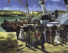 Edouard Manet - Folkstone Boat Boulogne