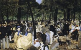 Edouard Manet - Music in the Tuileries Gardens, 1862