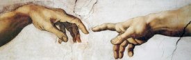 Michelangelo - Creation Of Adam Detail