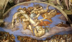Michelangelo - Detail From The Last Judgement 7