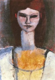 Amedeo Modigliani - Bust Of A Young Woman