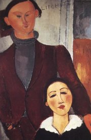 Amedeo Modigliani - Jacues Lipchitz Andwife