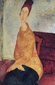 Amedeo Modigliani - Yellow Sweater Mme Hebuterne