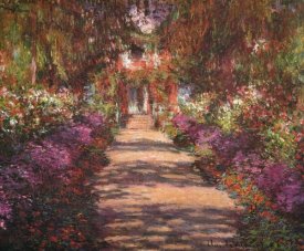 Claude Monet - A Lane In Monets Garden Giverny II