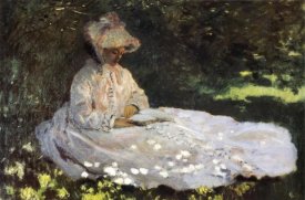 Claude Monet - Camille Reading 1872