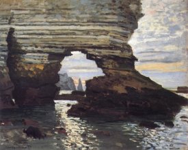 Claude Monet - Cliff At Etretat