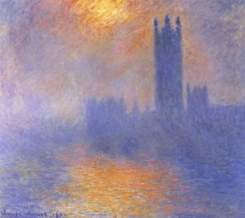 Claude Monet - Houses Of Parliment Through The Fog