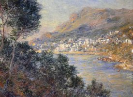 Claude Monet - Monte Carlo vue de Cap Martin