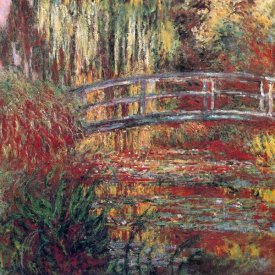 Claude Monet - Water Garden And Japanese Footbridge 1900