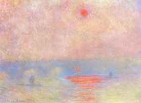 Claude Monet - Waterloo Bridge Sun Through The Mist 1903
