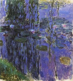 Claude Monet - Willow Fronds And Nympheas