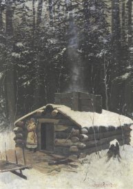 Frederic Remington - Antoines Cabin